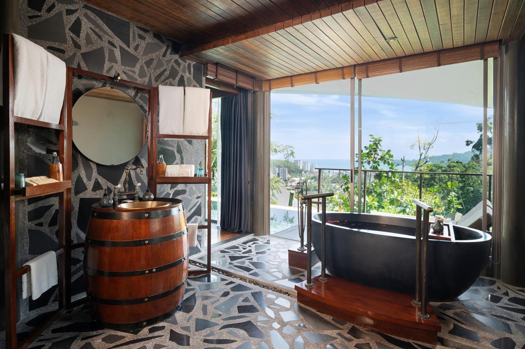 Hotel Keemala Kamala Beach Exterior foto Bathroom